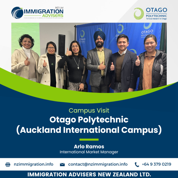 nz_visa_adviser's tweet image. 🎓 Together We Thrive: Unleashing Synergy 🌟
👭 Our Team visited #otagopolytechnic
👉 Enquiry - bit.ly/3Oh4fVV

#StudyInNZ #StudentVisa #Study #Visa #ImmigrationAdvisers #ImmigrationAdvice #NZEducation #INZ #PSWV #VandanaRai #GreenList #CampusVisit #OtagoSparks