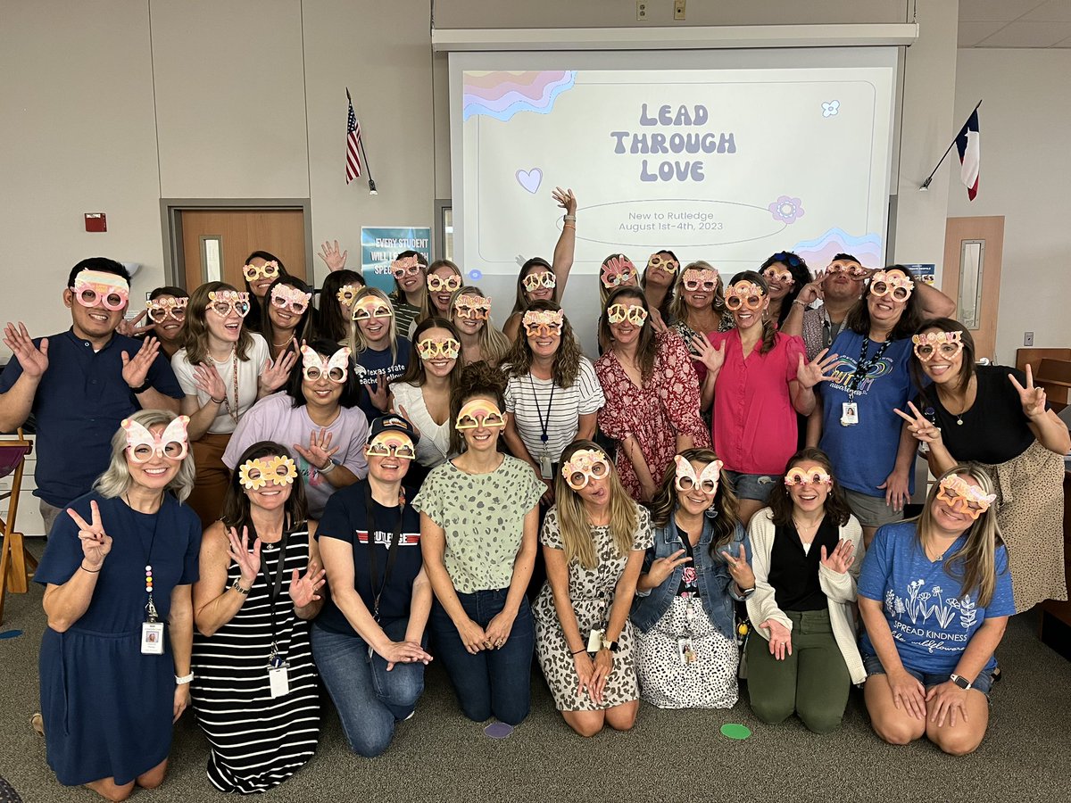 We welcomed our new staff to the Ranch yesterday! Each one of them truly embodies our campus mission and will definitely Lead through Love this year! 🤍#1LISD