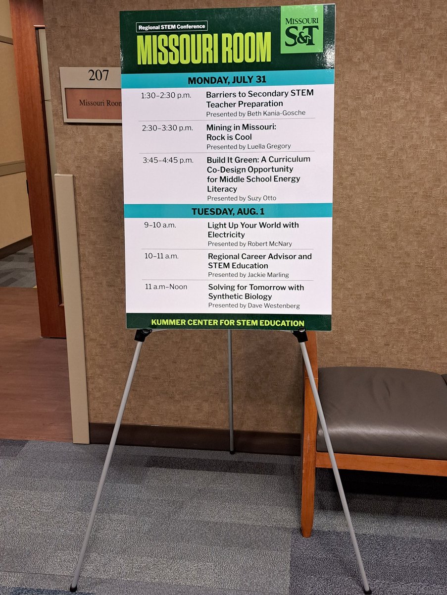 GermJuggler's tweet image. Had a great time presenting on teaching #SyntheticBiology at the inaugural STEM Education conference @MissouriSandT #SolvingForTomorrow with #SynBio