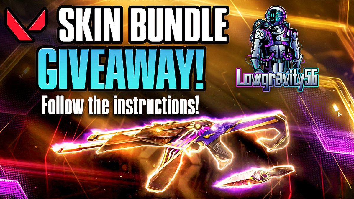 As a a thank you for helping me reach 2k followers on Twitter I will be doing a VALORANT Champions Bundle Giveaway!

Tysm for the support my friends🥹

To enter:
✅Like &amp; retweet
✅Follow me!
 
Winner* will be selected on August 12!

*must have PayPal.

#Valorant #Champions2023