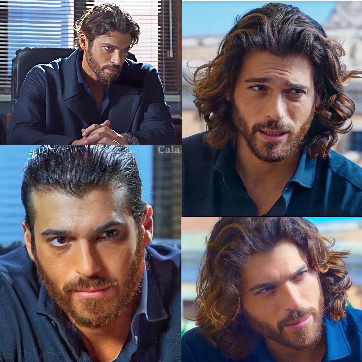 Cala1205's tweet photo. Francesco at the office VS Francesco at home 💙💙💙
#CanYaman 
#Violeta2Ago https://t.co/c3Hv6LEUyo