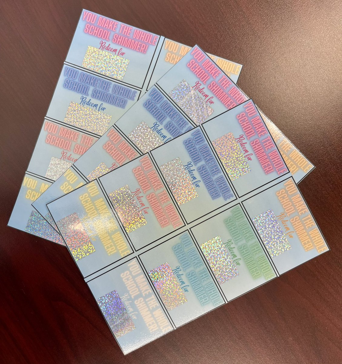 ￼
I made scratch-offs as teacher incentives for being amazing! I will give them one after I do a walk-through or observation. They can “win” a gift card, 15 extra min. of lunch, 15 additional min. of conference time, duty coverage, a breakfast taco, a Starbucks drink, etc.