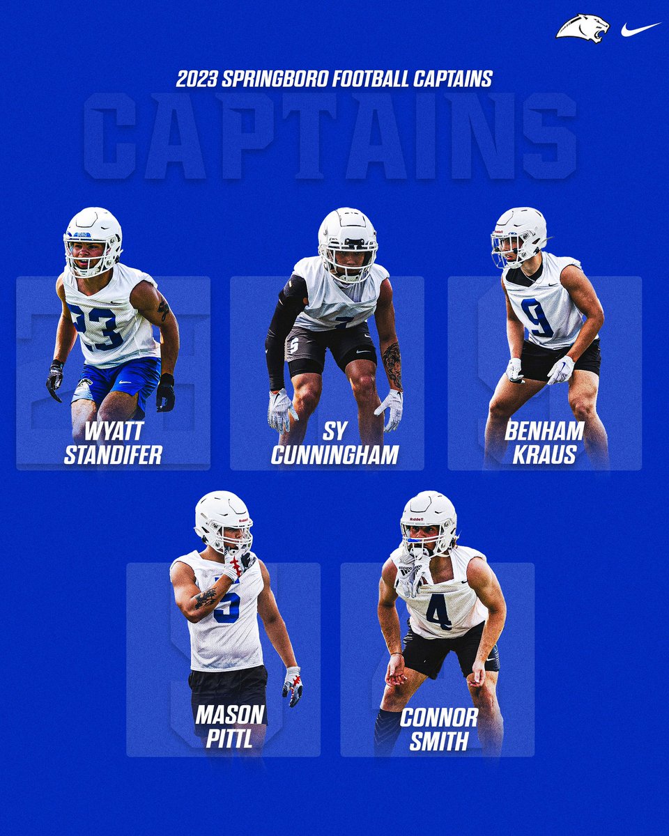 Introducing our 2023 𝐂𝐀𝐏𝐓𝐀𝐈𝐍𝐒!

#BoroFB