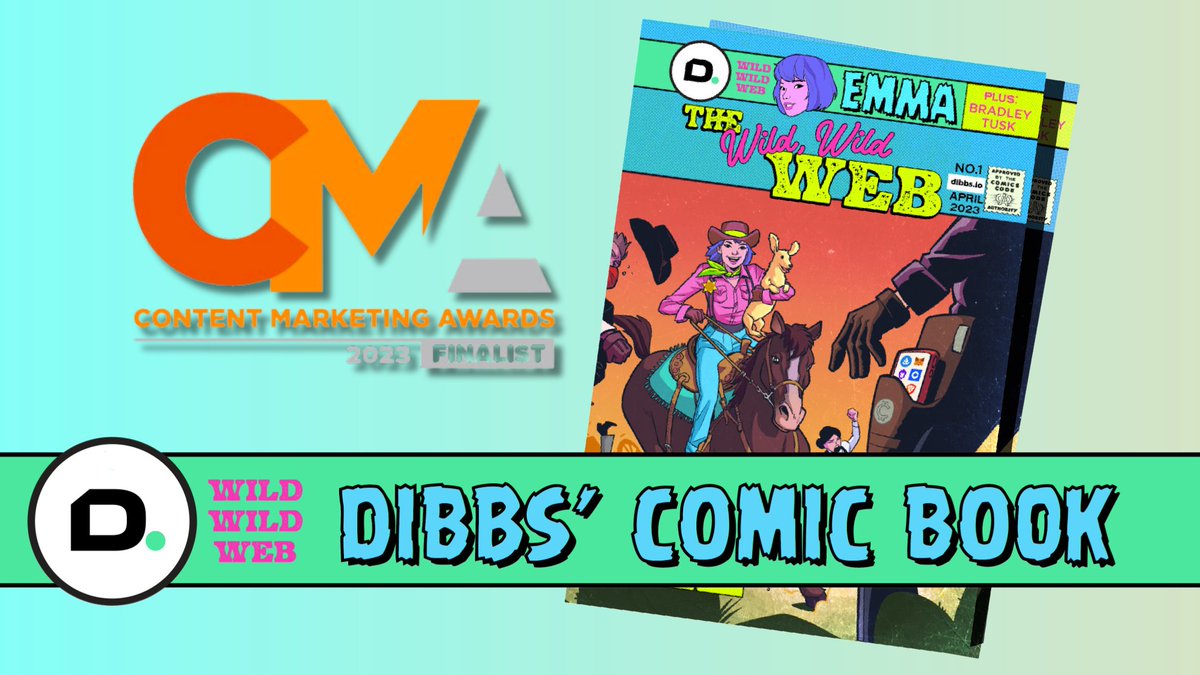 We are thrilled to announce that Dibbs' comic book, 'The Wild, Wild Web,' has been selected as a finalist in the prestigious Content Marketing Awards @cmicontent in the Visual Storytelling category for Best Use of Illustration 🥳 This recognition is a testament to the…
