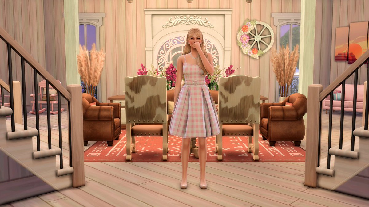realsims_'s tweet photo. When you like a movie and bring it to The Sims 

Barbie in The Sims 4? #Barbie📷 #TheSims4 #TheSims4HorseRanch @TheSims
@TheSimCommunity @SimsBrasileiros
https://t.co/nl0IIfpleB https://t.co/khxJ0AWD6G