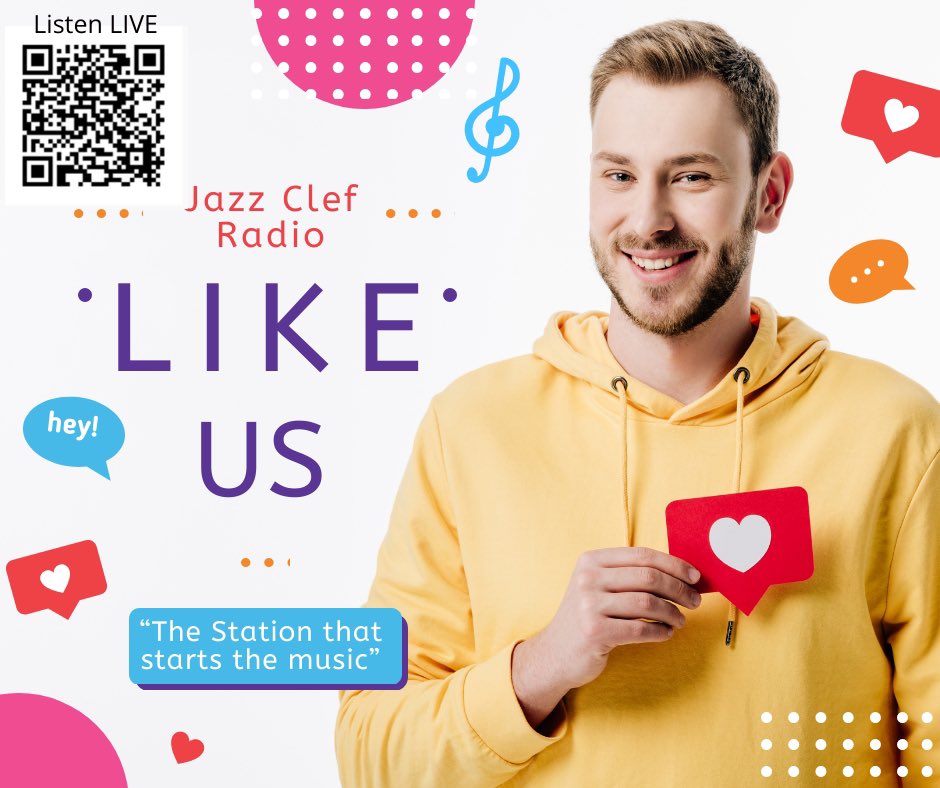 Hey! 

Are you following the hottest OnLine Jazz Radio Station in the DF Dub?

If not, you should be! 

LIKE US on ALL social media

We are Jazz Clef Radio

Keep us locked…

#lookingforachange 
#likeus 
#jazzclefradio 
#jazz 
#drivehomemusic