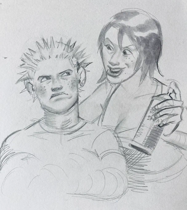 Bully 📚🎓 Jimmy and Zoe from my sketchbook