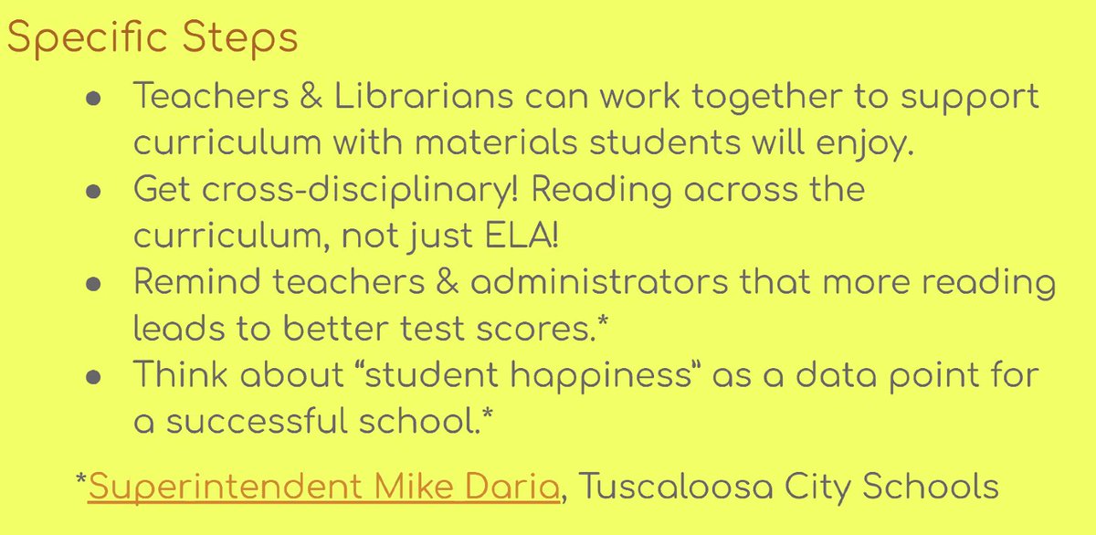 TEACHERS AND LIBRARIANS WORK TOGETHER. Saying it louder for the admin in the back who are CUTTING THEIR LIBRARIANS. It’s gonna be awfully hard for teachers and librarians to work together for kiddos when the librarians ain’t there. #BossLibrarianPd @DrTLovesBooks