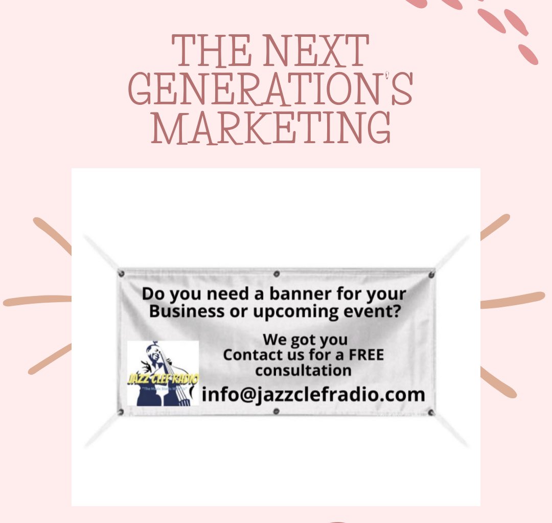 Whether you are advertising an event, having a sale, promoting a team,trying to increase brand recognition,or simply wanting to dress up your space, personalized banners help display your message with ease

The Next Generations Marketing can help you customize one for your needs