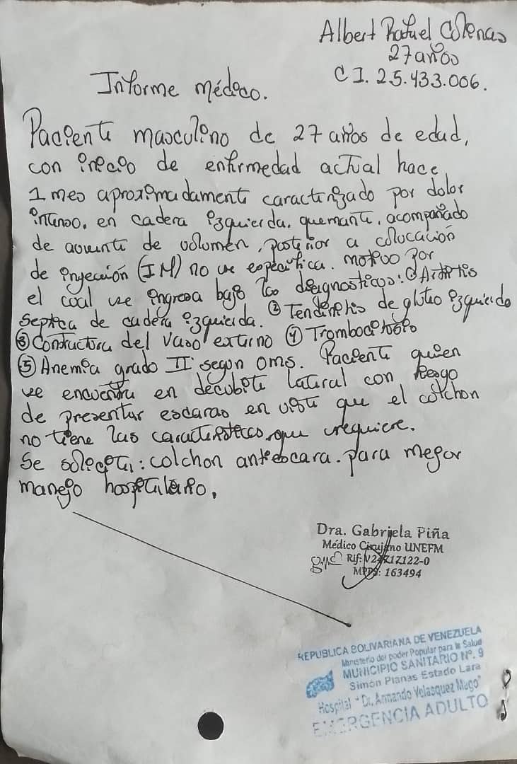 Hoy #2Ago Se realizó la atención desde la OAC <a href="/gobiernodelara/">gobiernodelara</a> por instrucciones de nuestro Gobernador <a href="/AdolfoP_Oficial/">Adolfo Pereira Gobernador</a> de un colchón antiescaras a habitante del Mpio. Simón Planas, dando así la atención a todo el pueblo Larense <a href="/AgueroYanys/">Yanys Agüero (Cuenta Oficial)</a> <a href="/JackieCPSUV/">Jacqueline Faria</a>
#GoogleCensuraAlPueblo