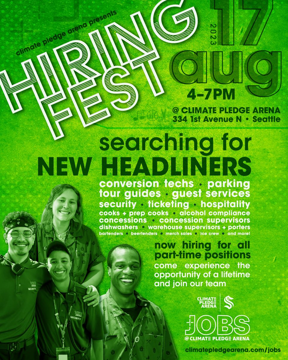 ClimateArena's tweet photo. 📆 MARK YOUR CALENDARS

Just over two weeks until this year's Hiring Fest! If you're looking for the part-time gig of a lifetime, this is the perfect opportunity! Walk in or RSVP for a time slot here → https://t.co/Q3iTmw6XWK https://t.co/xLX4efdvjh