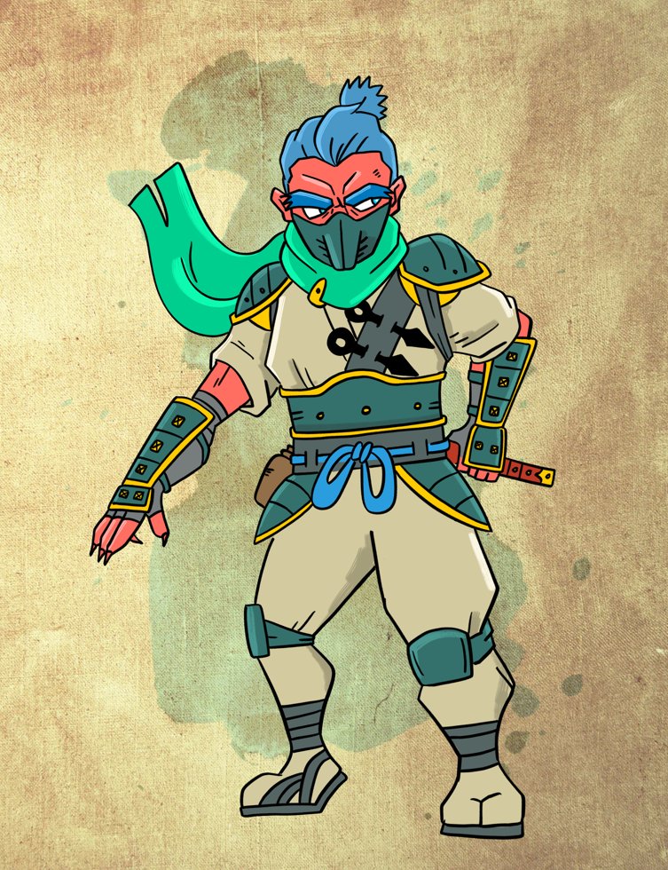 yokai_kingdom's tweet image. Speed and Stealth, Poison and Steel...
The Ninja class dismantles their foes with sleight of hand and a whole host of cunning tricks 🧪☠🗡
Fresh mechanics on this classic clan makes our first Beta character feel slick 🔥🎮🔥
#ConceptArt #GameDev #Indie #FanArt