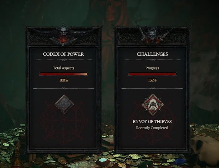 icyveins's tweet image. In case you missed it, some players are managing to get over 100% total challenge completion in #DiabloIV, getting up to 132% even! Let's see what's happening 

icy-veins.com/d4/news/diablo…

#Diablo