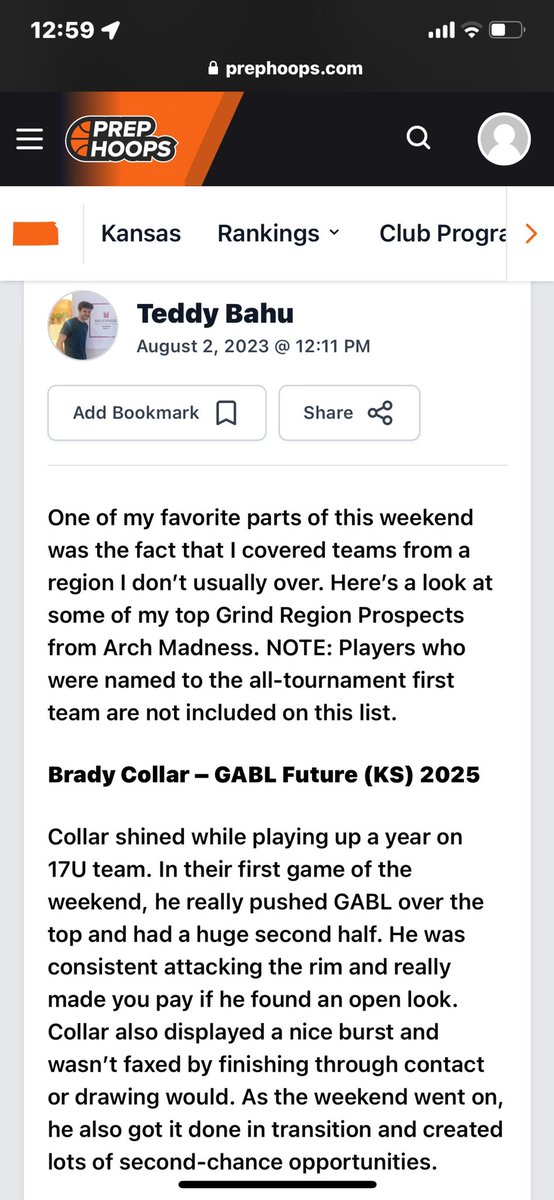 Brady Collar (@brady_collar) on Twitter photo Thank you <a href="/TeddyBahu/">Teddy Bahu</a> with <a href="/PrepHoops/">Prep Hoops π</a> for the write up. Check out my highlights (link below) from <a href="/PHCircuit/">Prep Hoops Circuit π</a> #PHArchMadness last weekend youtu.be/VExNVT4mQCc Thank you <a href="/TeddyBahu/">Teddy Bahu</a> with <a href="/PrepHoops/">Prep Hoops π</a> for the write up. Check out my highlights (link below) from <a href="/PHCircuit/">Prep Hoops Circuit π</a> #PHArchMadness last weekend youtu.be/VExNVT4mQCc