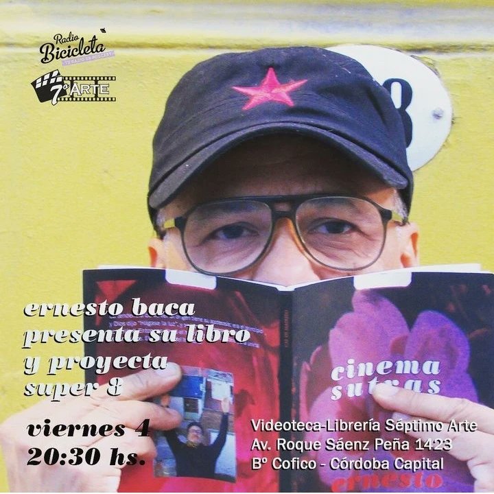 CineclubesR's tweet photo. 📣🔊 ¡Amigxs! Nos complace contarles que esta semana recibimos en Córdoba al cineasta, guionista, artista visual y productor Ernesto Baca quien participará de tres actividades que hemos programado con el apoyo de @radio_bicicleta 

📽 Los tres eventos contarán con proyecciones https://t.co/5D3M69N1xi
