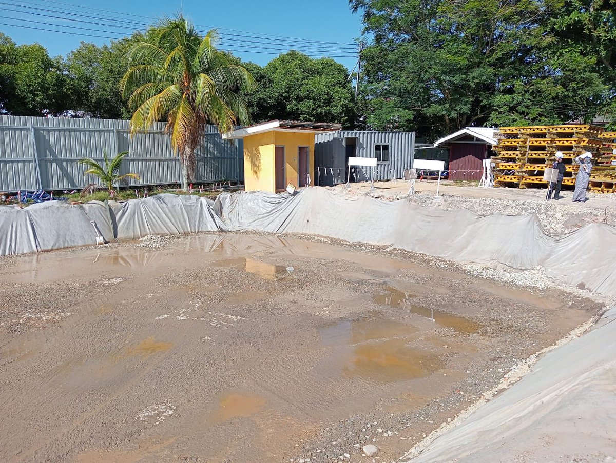 Lawatan Tapak Projek Pembinaan Blok Tambahan SMK Labuan.