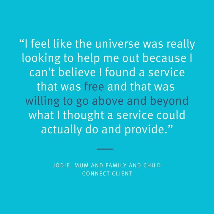 If your family is going through tough times, contact Family and Child Connect for free, unlimited and confidential advice like Jodie did.

📞 13 FAMILY (13 32 64)
🌐 familychildconnect.org.au