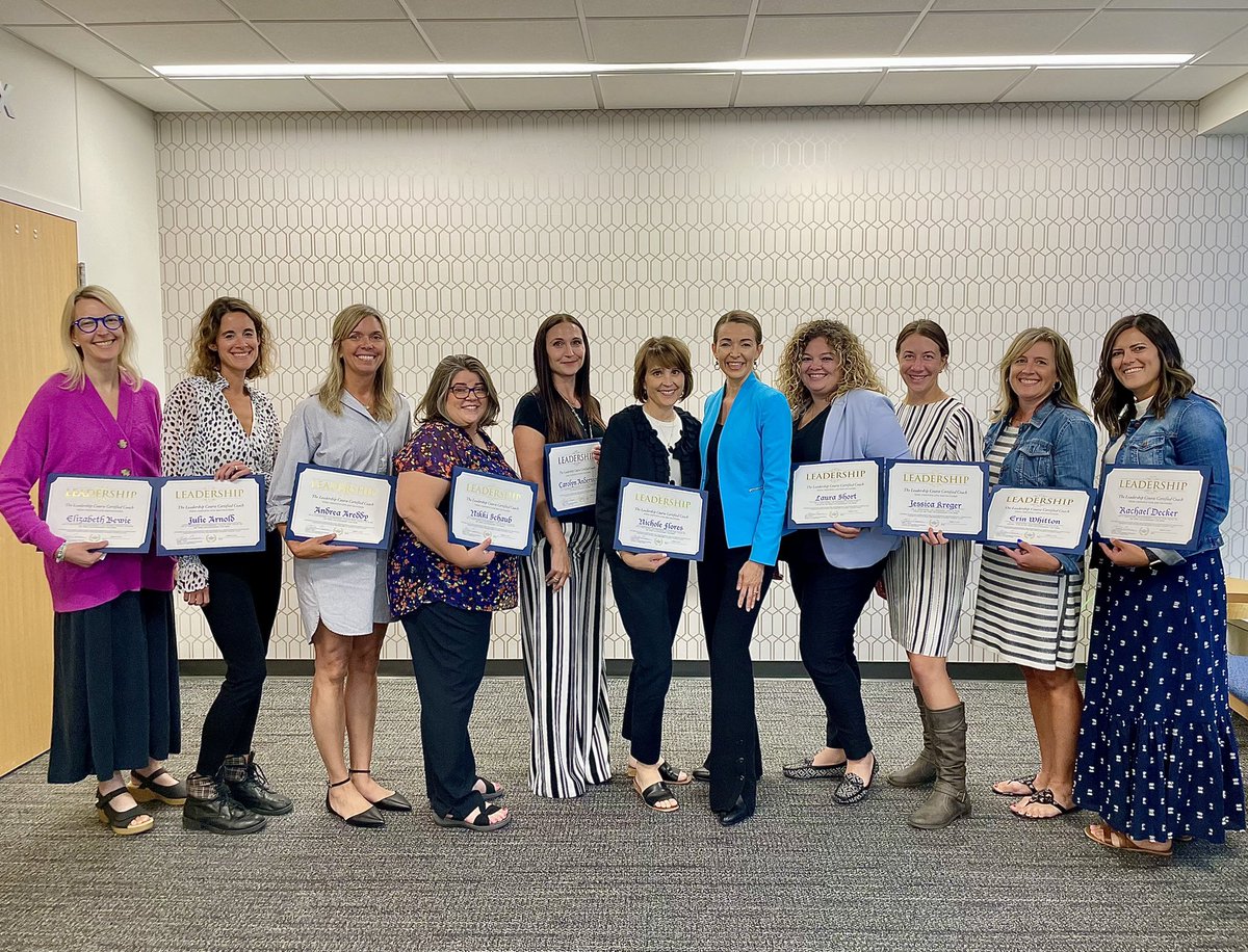 suatoledo's tweet photo. SUA’s Leadership Program Advisor @JulieCarrier was on campus today for training with new and returning Leadership Coaches. This school year we are rolling out the Leadership III course: Leading with Courage and Confidence! https://t.co/n70y8gQW79