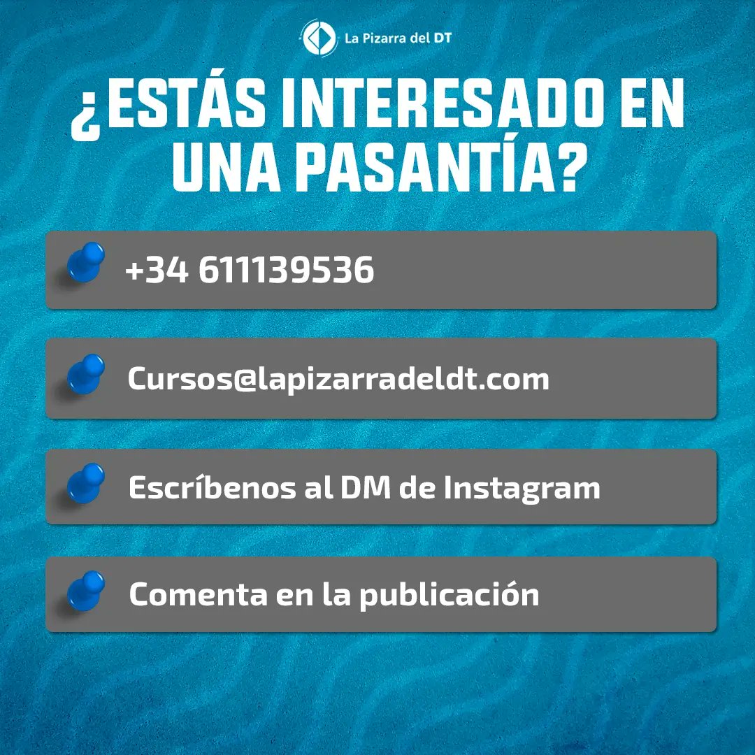 ¿Estás interesado en una pasantía en un club profesional? 👀

A través de nuestro roadmap, podemos ayudarte a que vivas esta experiencia y tengas la oportunidad de trabajar de forma fija en una institución.

Si estás interesado, puedes profundizar aquí: instagram.com/p/CvdcJsbLMwY/…