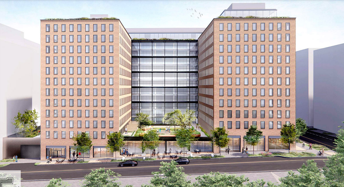 Here is a hypothetical rending of what vertically stacked dwellings might look like, though it's unclear how you'd get from one level of the stack to another level. Maybe a network of ladders could work?