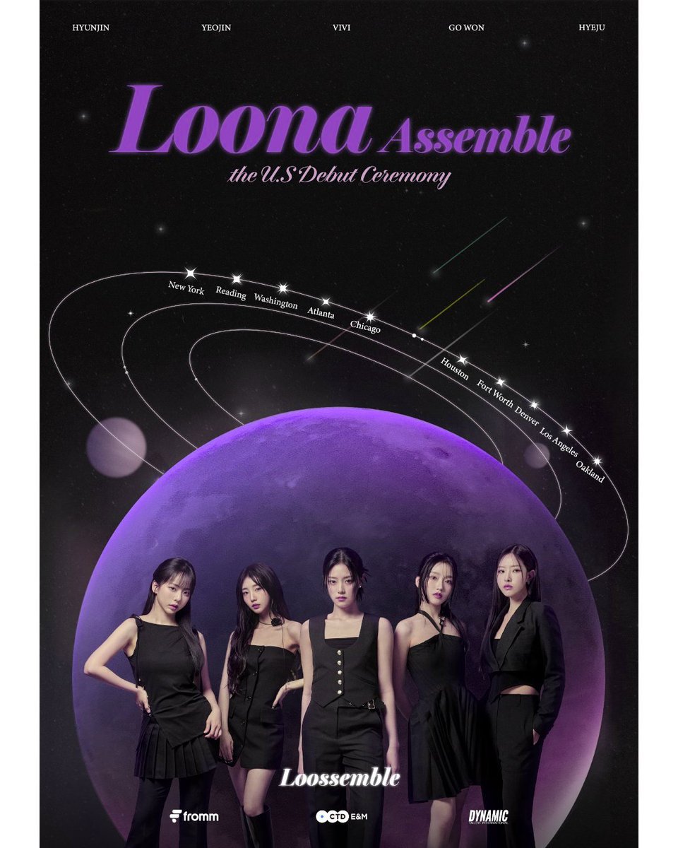 loonapress's tweet photo. [MISC] 230803 LOONA Assemble - the U.S Debut Ceremony dates

New York - 09/15
Reading - 09/18
Washington - 09/20
Atlanta - 09/22
Chicago - 09/24
Houston - 09/26
Fort Worth - 09/29
Denver - 10/02
Oakland - 10/05
Los Angeles/Inglewood - 10/07

#이달의소녀 #Loossemble #루셈블 https://t.co/kgAywxa8ku