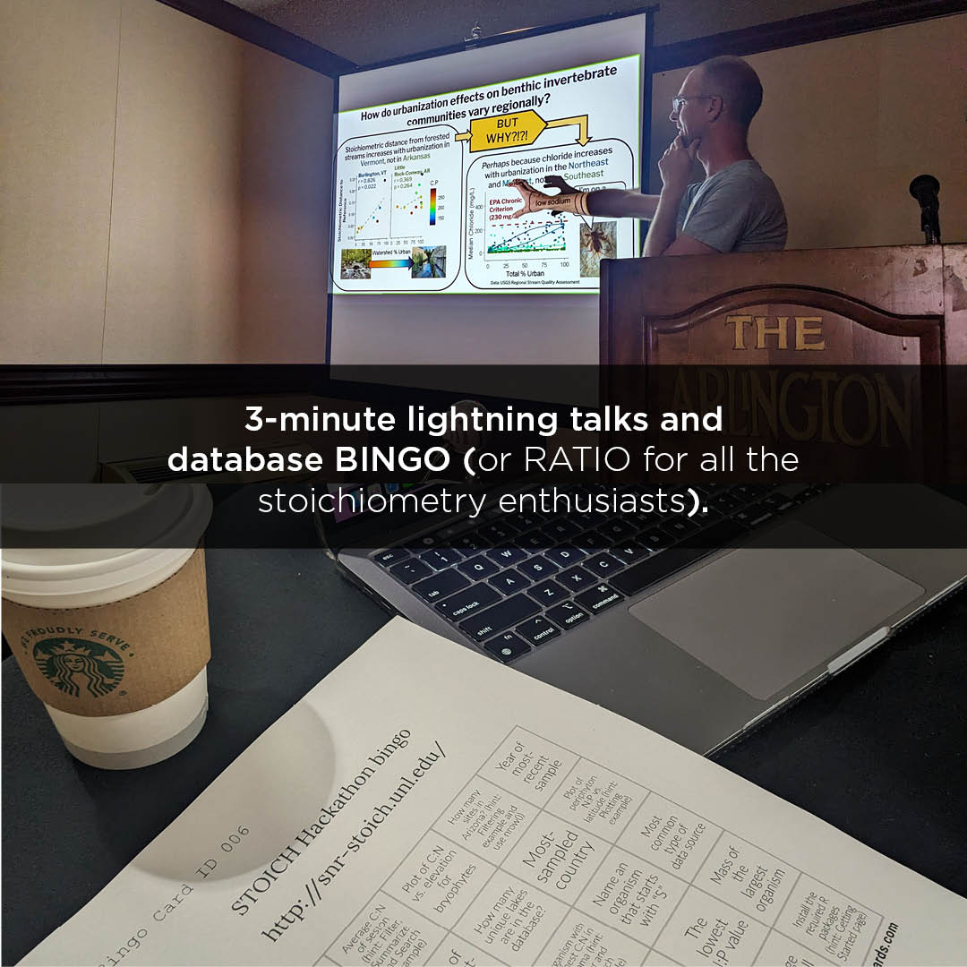 ecostoich's tweet image. Where were we Wednesday!

Last week members from 4 of our 5 jurisdictions met in Hot Springs, AR, for our 3rd annual summit. The summit is designed for science, collaboration, and team building. Already can't wait to meet again next year!
#stoich #EPSCoR