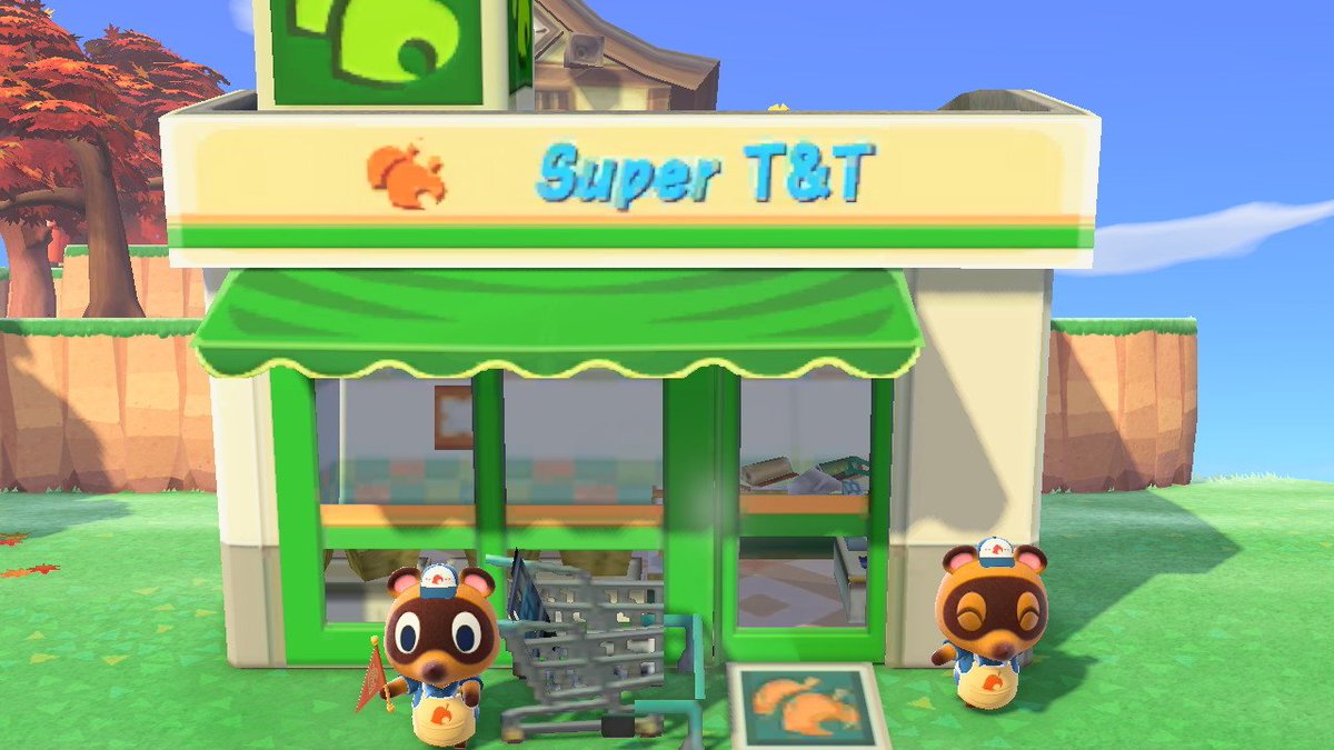 ACNHNews's tweet photo. 🏝 Un.e fan a modifié son jeu de sorte à intégrer les extensions du magasin de Méli et Mélo, issues de #ACNL, sur son île !
(@LucasHa_17) https://t.co/UNnYoMGDf2