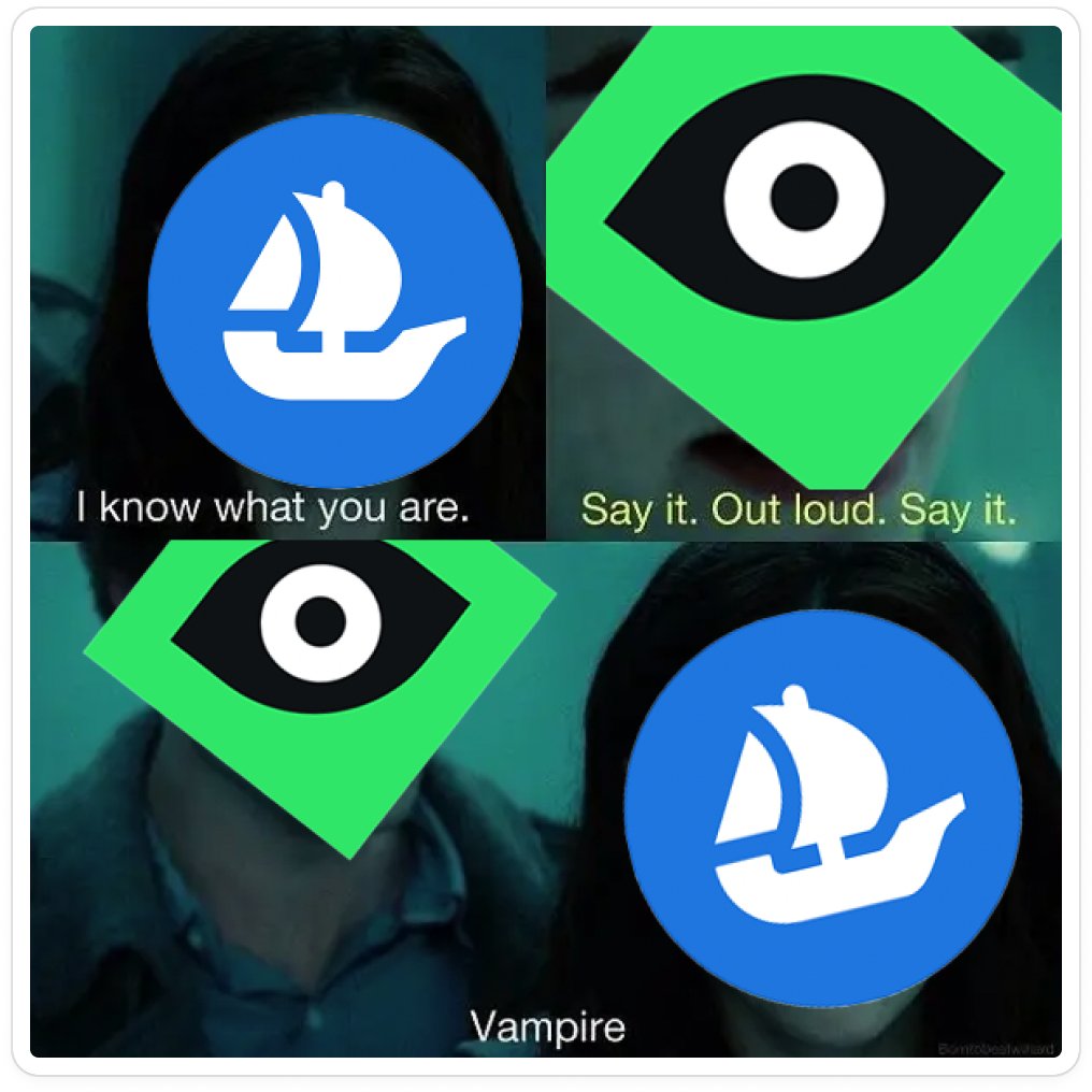 PatrickValoppi's tweet photo. What does @Twilight  and @LooksRare have in common?

Say it. Out loud. Say it.

Vampire Attacks. 🩸

Relax @TaylorDLautner, no need to call in the werewolves..

Instead, let's examine their effects to see if they really have a bite 🧵 https://t.co/mYNOvf5mdk
