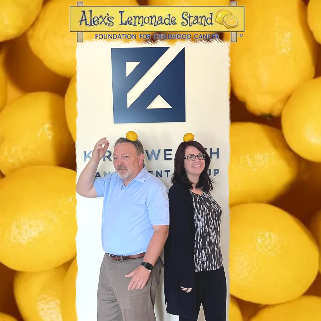 KirbyWealth's tweet photo. We're doing something silly for charity! The Northwestern Mutual Foundation is partnering with Alex’s Lemonade Stand Foundation to launch the #LemonTopChallenge. For every post of lemon balancing, the NM Foundation will make a $10 donation! @AlexsLemonade, @northwesternmutual https://t.co/Rh7SZA2x0v