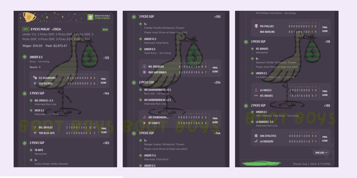 bootboyspicks's tweet image. Yesterday was truly an amazing day, turning $75 into $12500. Come follow the new Boot Boys group to see what we have coming next!