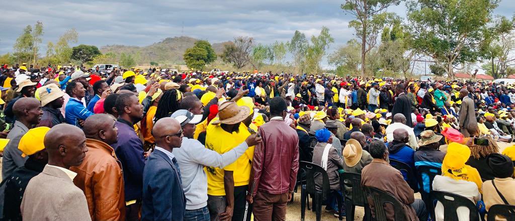 nelsonchamisa's tweet photo. Also addressed meetings in Makoni today..Citizens  are just hungry change #ForEveryone even against all the odds.. https://t.co/mf9xTSKUev