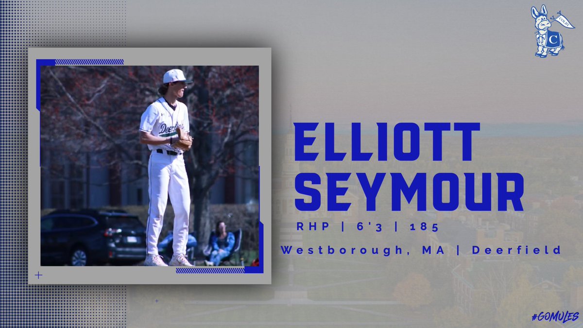 Next up from Westborough, MA is Elliott Seymour #GoMules