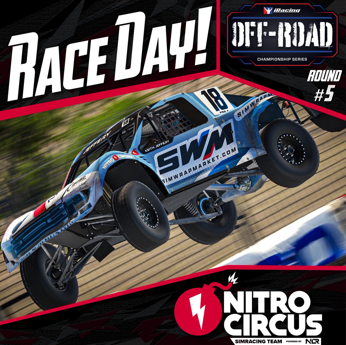 CH199simracing's tweet photo. The 1 week break is completed, it is RACEDAY! 🔥 The virtual trucks are prepped and our drivers are ready for war ⚔️! It is far from over and we got some battling left to do! Tune in tonight and cheer us on 📺 ! #NitroCircus #iRacing https://t.co/mJnDK4BIsC