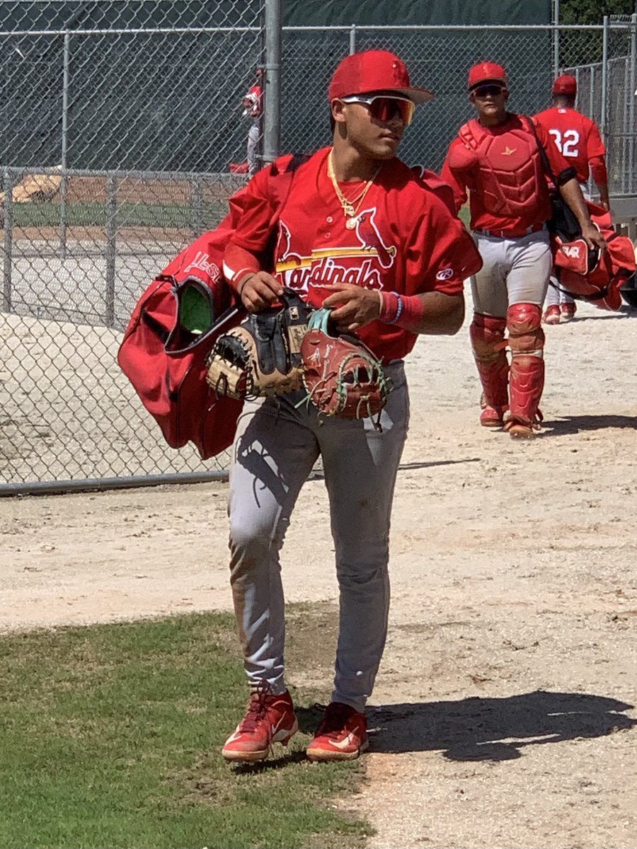 Cardinal Farm Nation (@cardsfarmnation) on Twitter photo C Sammy Hernández (<a href="/Samuel_H02/">Sammy Hernandez</a>) as an FCL Cardinal since being acquired for Génesis Cabrera.
3 Games:
.444/.545/1.333/1.878
4/9, 4 R, 3B, 2 HR, 3 RBI
2 BB, 2 K
3 game hit streak.
#STLCards C Sammy Hernández (<a href="/Samuel_H02/">Sammy Hernandez</a>) as an FCL Cardinal since being acquired for Génesis Cabrera.
3 Games:
.444/.545/1.333/1.878
4/9, 4 R, 3B, 2 HR, 3 RBI
2 BB, 2 K
3 game hit streak.
#STLCards