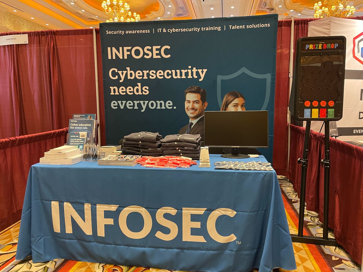 InfosecEdu's tweet photo. We are here in Las Vegas at #ChannelCon2023! Swing by booth 317 for some free swag, or take a spin on our prize wheel.

Learn more about our channel program: https://t.co/bLLQJ648iE https://t.co/mq6OAQr3GY