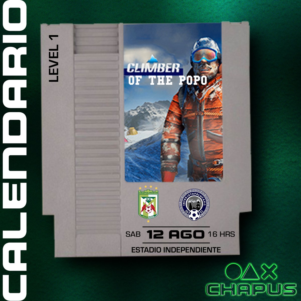 OaxChapulineros's tweet photo. 🎮PLAY GAMES🎮
🕹️Nuestro calendario esta listo para el quinto torneo @SomosBalompie
Calendario completo 📅
https://t.co/kkzvEFAbvW
🎮🟢⚽️#CHAPUS
#eljuegodetuvida 📷 https://t.co/jMaJLWmhTm