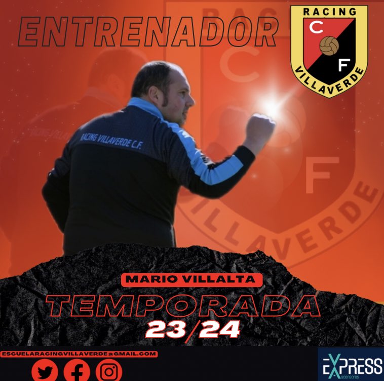 ENTRENADOR SENIOR A

Mario Villalta será el encargado de nuestro primer equipo esta temporada, después de 5 años en el Racing Villaverde, pasó por el Fuenlabrada y el Humanes entrenando a un alto nivel y alcanzando resultados de ensueño junto con dos ascensos.