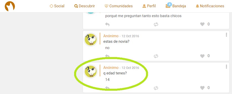 sra_ave's tweet photo. @008Yadhira @andrack02 @OoC_HatersDalas Capturas que mostró en directo, búscalo.
No hay ninguna captura diciendo que era mayor en la época en que Dalas habló con ella o antes.
La captura donde le dicen que PARECE de 15 y responde q tiene 21 es de 2017, en un Facebook donde tenía imágenes y videos en la escuela. https://t.co/trvZzsZ9Zr