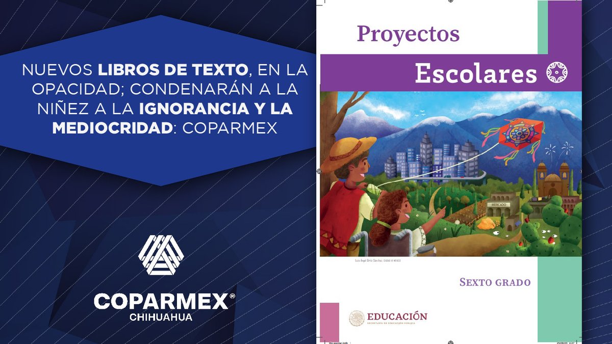 CoparmexCUU's tweet image. #COMUNICADOS | Después de que una juez ordenó a la @SEP_mx , suspendiera la elaboración y distribución de los libros de texto gratuitos para el ciclo escolar 2023-2024,  avalamos la medida y exigimos que la instancia federal cumpla.

Lee más en: bit.ly/44RuJ7K