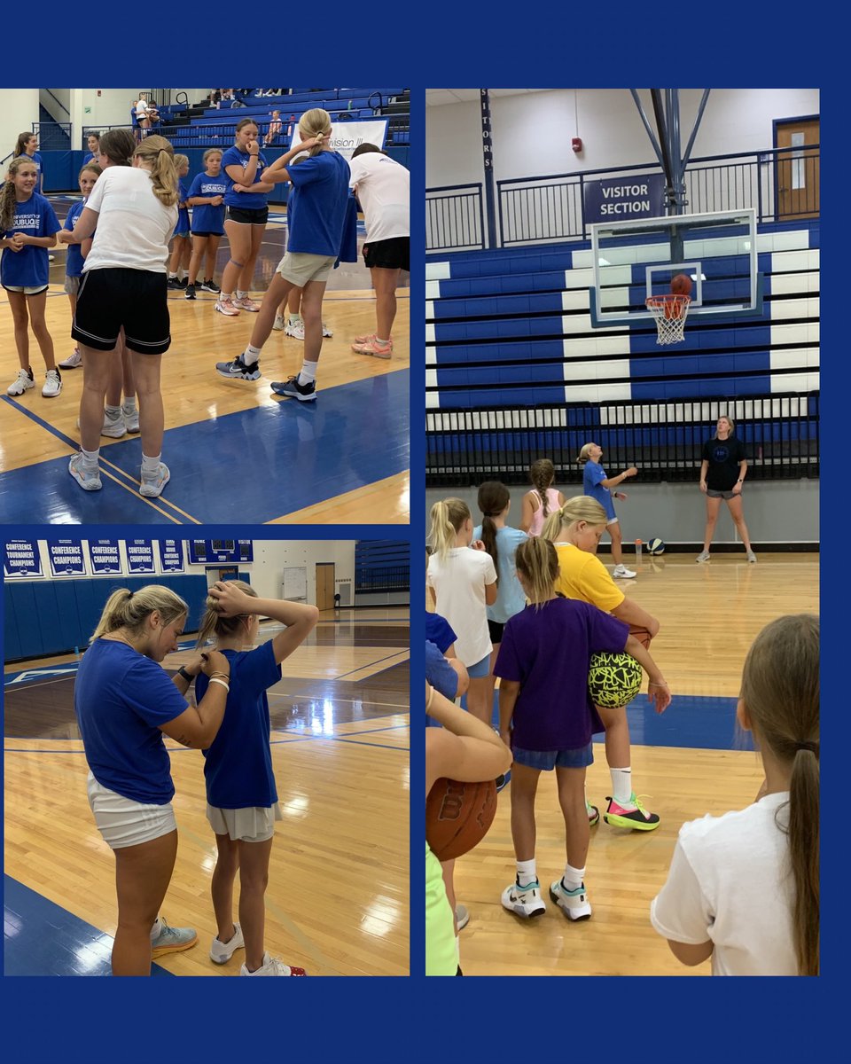 We had the best time with our future ballers this week! The future of basketball is bright and we’re so thankful to be a part of it! #BleedBlue #proUD #GoSpartans