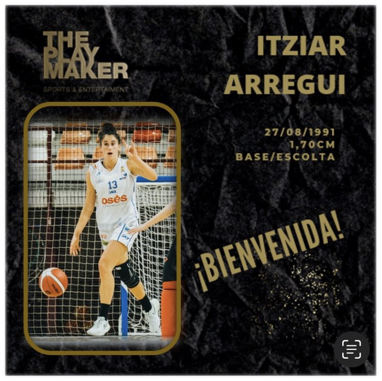 🔥 ¡¡Una nueva jugadora se une a la familia ThePlayMaker!! Itziar Arregui (<a href="/arreguiitziar/">Itziar arregui</a>) ha elegido estar junto a nosotros para asesorarla y ayudarla en su carrera deportiva profesional y en su desarrollo personal ¡Muchas gracias por la confianza!💪💪🏀📸@jvendrell7 #TeamWomen