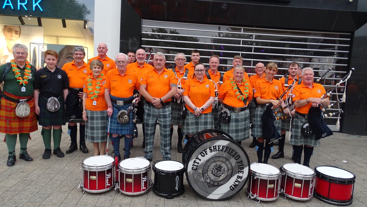 The City of Sheffield Pipe Band tweet media