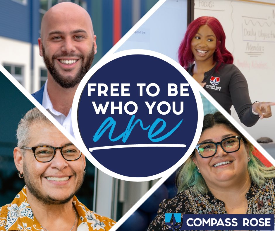 Join a team that gives you the freedom to bring your incredible talent + high expectations for students as well as your full, AUTHENTIC self to work. At Compass Rose, you’re free to be yourself &amp; be celebrated for it. 🥳

Apply today: bit.ly/CRPScareers