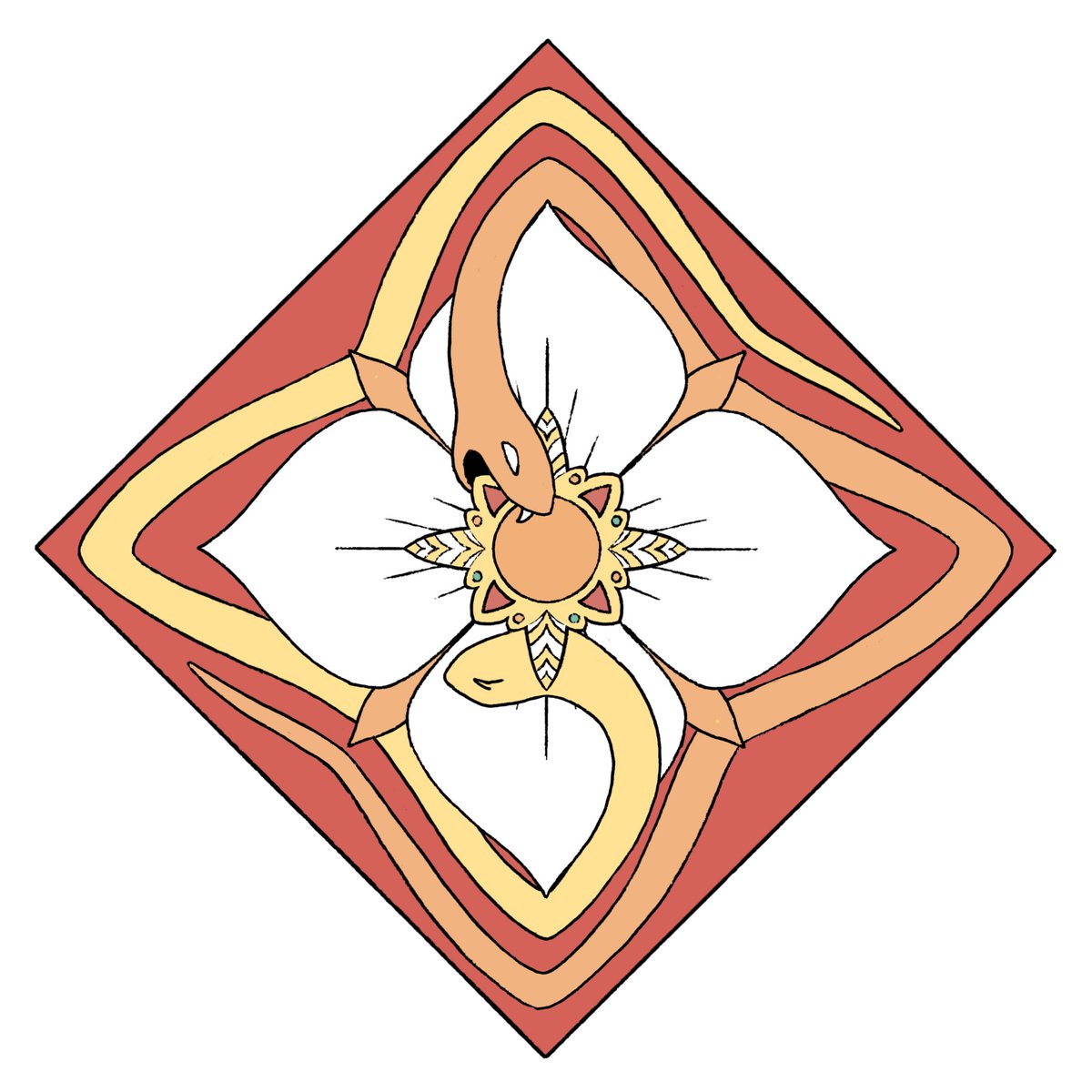 I made an alternate sigil for Finrod bc goddamn jirt why would you give him interesting imagery and then turn around and ignore it for ever (also it might come up again in a painting i am working on hehe)