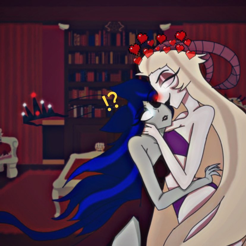 Xot_Devil's tweet photo. I love sexy kiss heart eyes 
😈😘 Lilith X Queen Xot Devil 😳 omg.
#hazbinhotel #hazbinhotelfanart  #HazbinHotelOC  #hazbinhotel #lilithfanart #lilith #lilithhazbinhotel #XotDevil #xotdevilfanart #helluvaboss #helluvabosslillith #helluvabossxotdevil #helluvabossoc #digitalart https://t.co/COnTMJfvJC