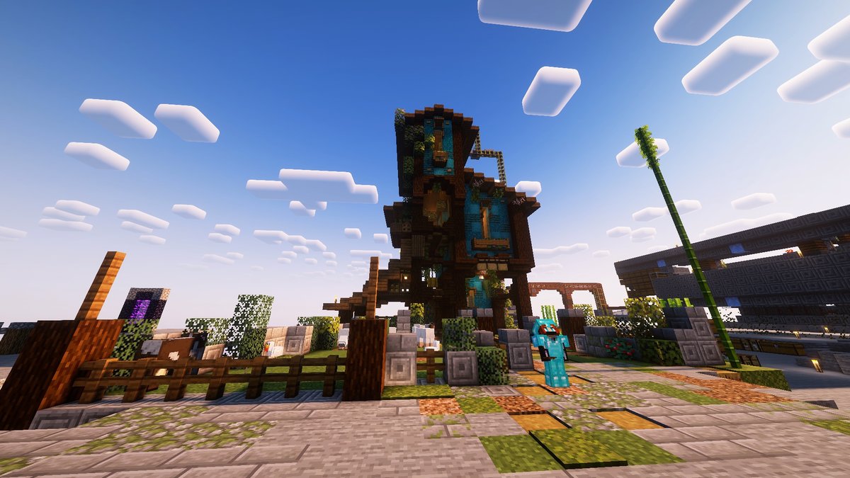 New SKYBLOCK episode out now! 

Built a cute lil farm house for stables for all our animals. 

youtu.be/klnyj_W4J50