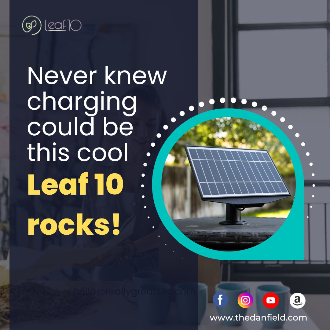 the_danfield's tweet image. Experience the friendliest way to keep your Arlo security cameras powered – with the Leaf 10 solar panel, your Arlo camera's best pal in home security

#thedanfield #solarpanelcharger #leaf10 #arlo #arlocamera #solarpanel