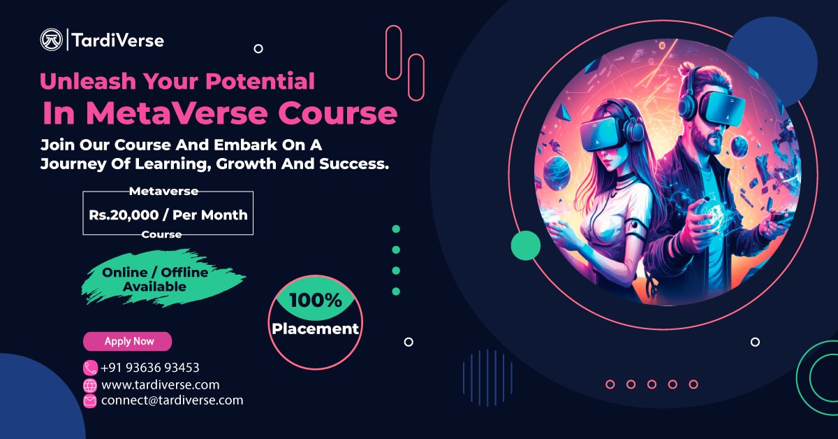 Unleash your potential with our expert-led training program, designed to equip you with the skills to thrive in the virtual realm.#socialmedia #marketing #Branding #business #marketingdigital #seo #onlinemarketing #contentmarketing #instagram #metaverse