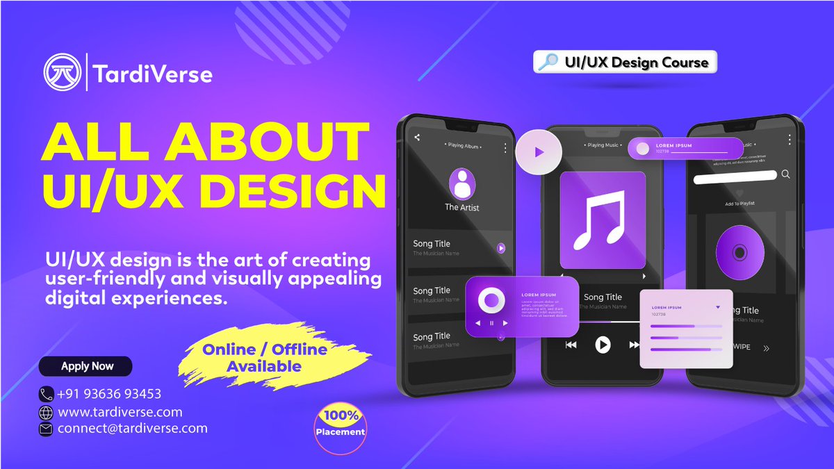 Join our comprehensive UI/UX Designer training program and create meaningful user experiences.#socialmedia #marketing #Branding #business #marketingdigital #seo #onlinemarketing #contentmarketing #instagram #uiux
