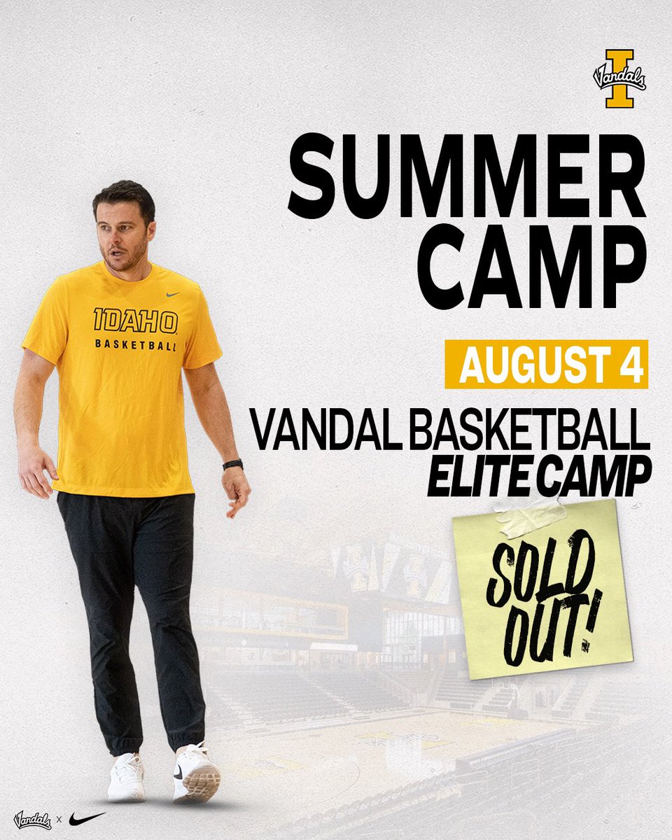 Elite Camp is officially SOLD OUT, but we still have a few spots available for our Youth Clinic on Saturday: govandals.com/sports/2023/5/…